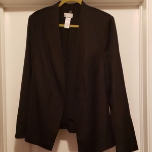 Lane Collection Black Tuxedo Cut Blazer